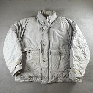 Mighty-Mac Jacket Mens XL Gray Norsac Duck Down Puffy Winter Coat Vintage Style